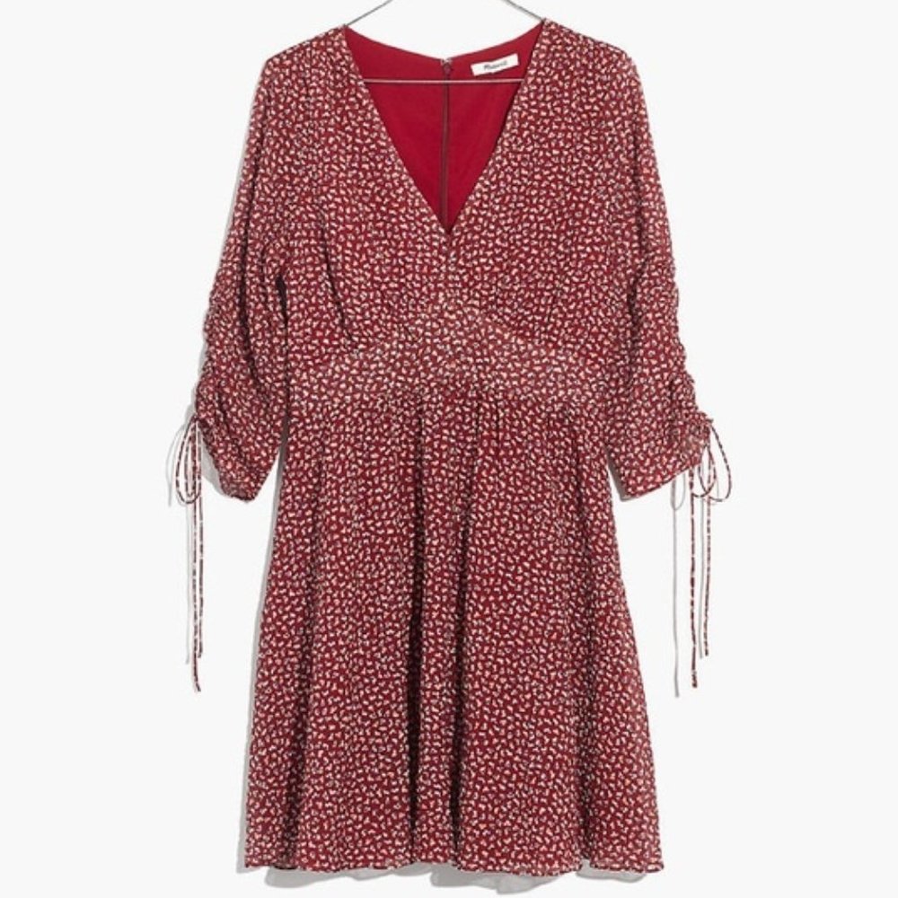 Madewell Starviolet Ditsy Flowers Mini Dress Size 2